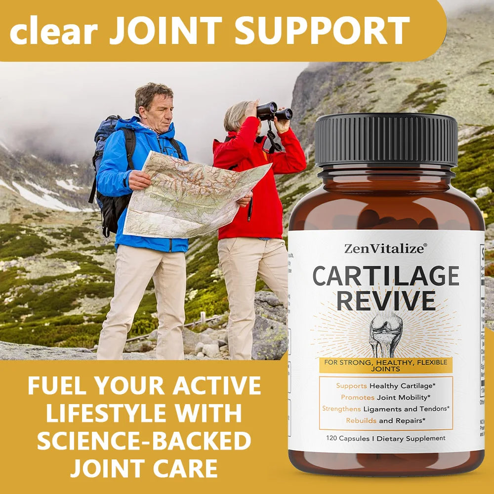 Joint Support Supplement with Type II Collagen, Glucosamine, MSM, Vitamin D3 & Vitamin C